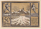Germany 50 Pfennig Banknote, Auma, hiver, 1921 UNC(63) Mehl:55.4a -