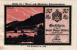 Germany 50 Pfennig Banknote, Berga, paysage 1921-10-01, UNC(63) Mehl:77.1 -