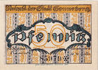 Germany 50 Pfennig Banknote, Sonneberg, tour, 1921 UNC(63) Mehl:1244.1a -