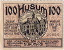 Germany 100 Pfennig Banknote, Husum, Maison 1922-03-31, UNC(63) Mehl:640.1a -