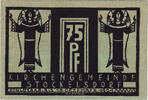 Germany 75 Pfennig Banknote, Stockelsdorf, ange 1921 UNC(63) Mehl:1271.1 -