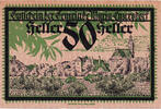 Austria 50 Heller Banknote, Enzersdorf, village, 1920 UNC(63) Mehl:FS 582a -