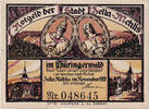 Germany 10 Pfennig Banknote, Zella-Mehlis, Forêt, Mehl:1468.1 -