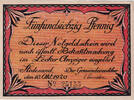 Germany 75 Pfennig Banknote, Stedesand, cuisine, 1920 UNC(63) Mehl:1259.1c -