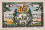 Germany 50 Pfennig Banknote, Bockswiese, lac, 1922 UNC(63) Mehl:131.1 -