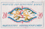 Germany 20 Pfennig Banknote, Bokel, oiseau, 1921 UNC(63) Mehl:135.1a -
