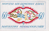 Germany 60 Pfennig Banknote, Bokel, personnage, 1921 UNC(63) Mehl:135.1a -