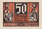 Germany 50 Pfennig Banknote, Schalkau, chevalier, 1921 UNC(63) Mehl:1171.1 -