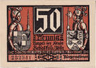 Germany 50 Pfennig Banknote, Schalkau, Blason, 1921 UNC(63) Mehl:1171.1 -