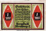 Germany 1 Mark Banknote, Blomberg, feu, 1922-12-31, Mehl:120.1a -