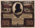 Germany 50 Pfennig Banknote, Artern, personnage 2, Mehl:46.3 -