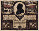 Germany 50 Pfennig Banknote, Artern, personnage 3, Mehl:46.3 -