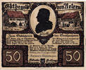 Germany 50 Pfennig Banknote, Artern, personnage 4, Mehl:46.3 -