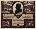 Germany 50 Pfennig Banknote, Artern, personnage 5, Mehl:46.3 -