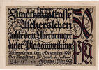 Germany 50 Pfennig Banknote, Aschersleben, place, 1921 UNC(63) Mehl:50.3 -