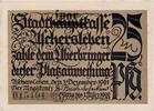 Germany 25 Pfennig Banknote, Aschersleben, marais, 1921 UNC(63) Mehl:50.6 -