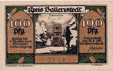 Germany 100 Pfennig Banknote, Ballenstedt, neige, 1921 UNC(63) Mehl:61.1a -