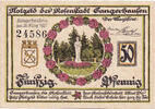Germany 50 Pfennig Banknote, Sangerhausen, statue, 1921 UNC(63) Mehl:1163.1b -