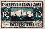 Germany 10 Pfennig Banknote, Bitterfeld, ferme, Mehl:111.1 -