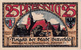 Germany 25 Pfennig Banknote, Bitterfeld, Eglise, Mehl:111.1 -