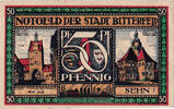 Germany 50 Pfennig Banknote, Bitterfeld, route, Mehl:111.1 -