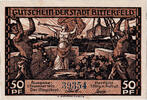 Germany 50 Pfennig Banknote, Bitterfeld, gare, 1921 UNC(63) Mehl:111.3 -