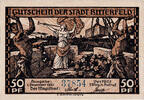 Germany 50 Pfennig Banknote, Bitterfeld, presse, Mehl:111.3 -