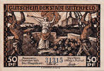 Germany 50 Pfennig Banknote, Bitterfeld, Mineurs, Mehl:111.3 -