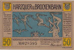 Germany 50 Pfennig Banknote, Wernigerode, personnage, 1921 UNC(63) Mehl:1406.1 -