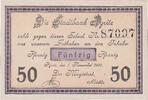 Germany 50 Pfennig Banknote, Pyritz, château, 1921 UNC(63) Mehl:1083.2a -