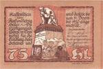 Austria 75 Heller Banknote, Worgl, Monument, 1920 UNC(63) Mehl:FS 1252a -
