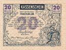 Austria 20 Heller Banknote, Tausendblum, champs 1920 UNC(63) Mehl:FS 1060 -