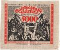 Germany 5000 Mark Bielefeld, 1923-02-15, Burlap, Grabowski:67b -