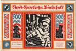Germany 500 Mark Bielefeld, 1922-10-21, Linen, Grabowski:56a -