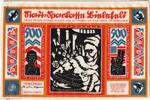 Germany 500 Mark Bielefeld, 1922-10-21, Silk, Grabowski:53a -