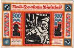 Germany 500 Mark Bielefeld, 1922-10-21, Silk, Grabowski:53a -