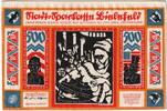 Germany 500 Mark Bielefeld, 1922-10-21, Silk, Grabowski:52b -
