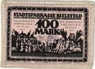 Germany 100 Mark Bielefeld, 1921-07-15, Silk, Grabowski:28c -