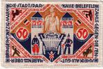 Germany 50 Mark Bielefeld, 1922-04-09, Silk, Grabowski:47c -