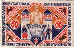 Germany 50 Mark Bielefeld, 1922-04-09, Silk, Grabowski:49c -