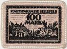 Germany 100 Mark Bielefeld, 1921-07-15, Silk, Grabowski:28c -