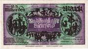 Germany 25 Milliard Mark Bielefeld, 1923-02-15, Linen, Grabowski:86 -
