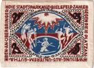 Germany 25 MARK Bielefeld, 1921-07-15, Silk, Grabowski:20a -