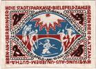 Germany 25 MARK Bielefeld, 1921-07-15, Silk, Grabowski:23b -
