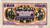 Germany 1 Goldmark Bielefeld, 1923-02-01, Silk, Grabowski:100a -