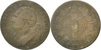 France 12 Deniers Coin, 12 deniers françois, Lyon, Bronze -
