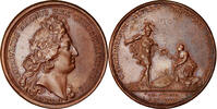 France Medal Louis XIV, Lifting of the Second Siege of Charleroi, Restrike -