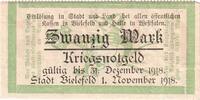 Germany 20 Mark Bielefeld, 1918-11-01 -
