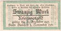 Germany 20 Mark Bielefeld, 1918-11-01 -