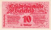 Germany 10 Goldpfenning Bielefeld, 1923-11-08, Grabowski:94 -